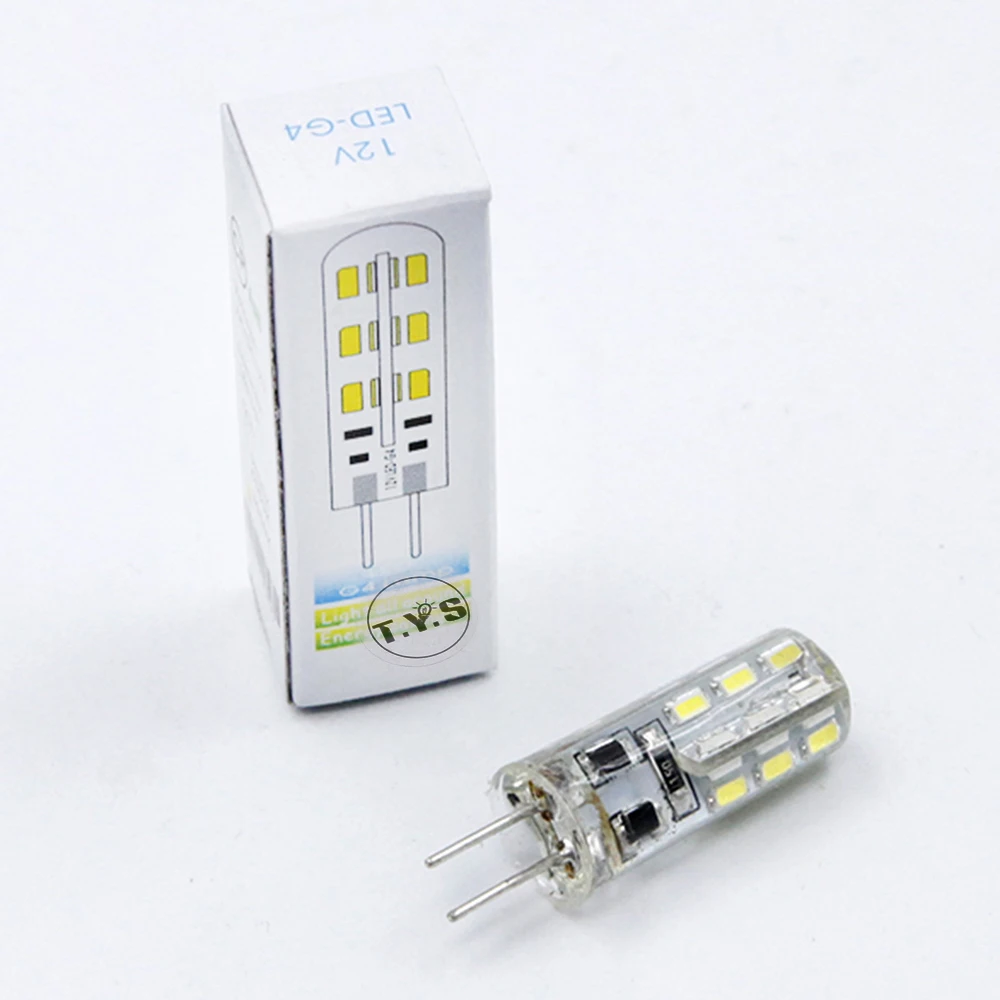 G4 Led 12V кукурузная лампочка прожектор 220V AC/DC Светодиодная лампа для домашнего