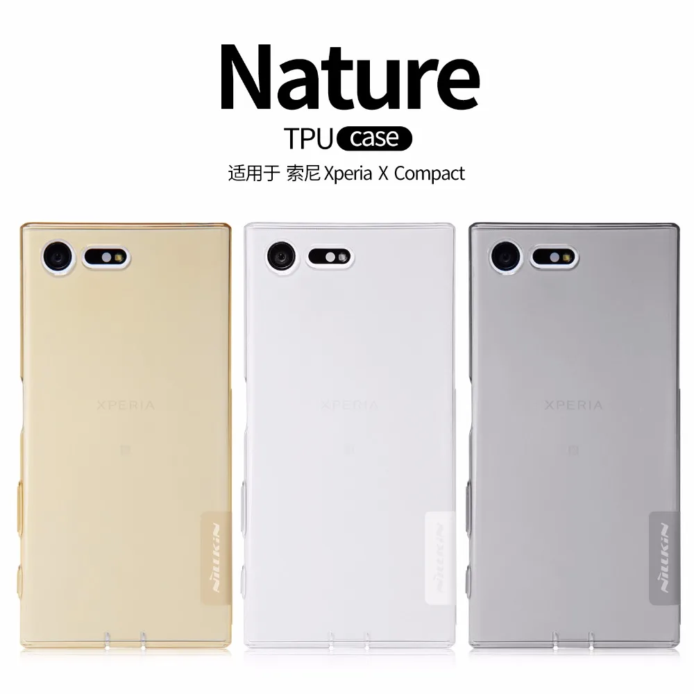 

NILLKIN Ultra Thin Transparent Nature TPU Case For Sony Xperia X Compact Clear TPU Soft Back cover for Sony Xperia X mini