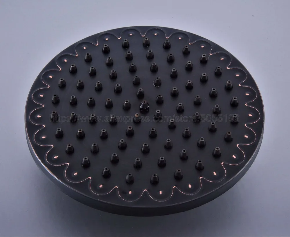 8 inch Round Vintage Retro Bathroom Rain Shower Head Oil Rubbed Bronze Hose Top Shower Sprayer Bathroom Accessaraies zsh244