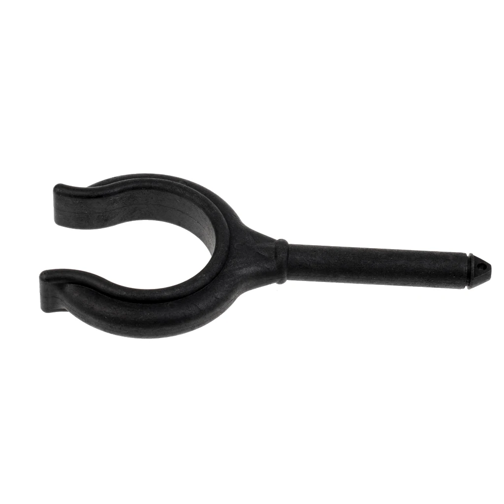 2 Pieces Black Nylon Marine Boat Oar Lock Rowlock Side Mount Accessories 4.5 x 14.5 cm