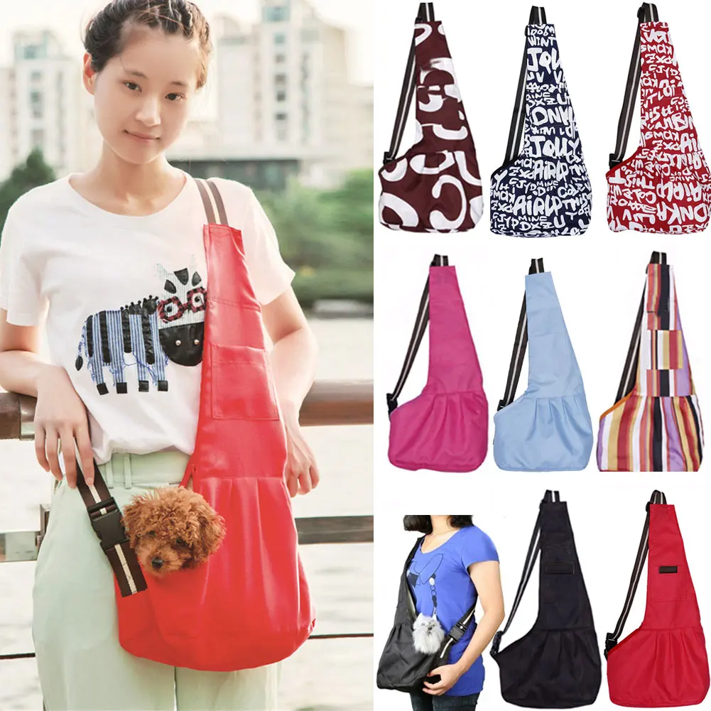Travel Pet Dog Front Carrier Shoulder Bags Oxford Cat Dog Puppy