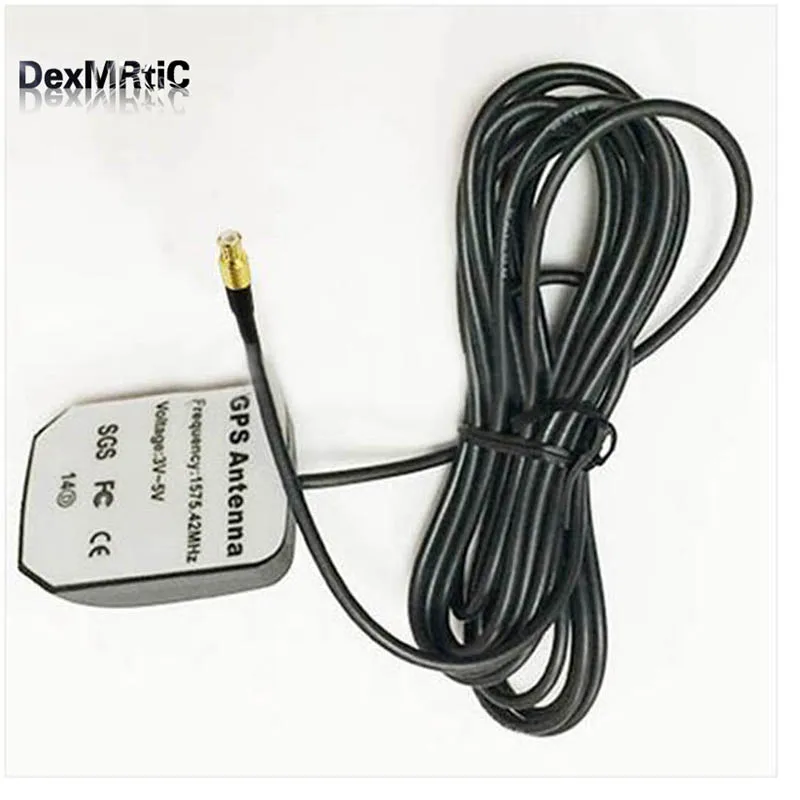 GPS Active Antenna Navigator Aerial With MCX Male Straight Connector 3M Cable NEW