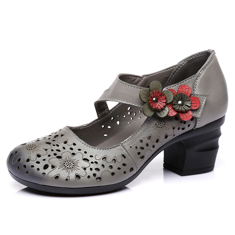 GKTINOO/оригинальная модная женская обувь из воловьей кожи на высоком каблуке; Новинка года; босоножки; женская обувь; элегантная обувь из натуральной кожи