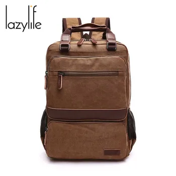 

LAZYLIFE Classic Canvas Original Women Students Fashion Backpack Mochila Feminina Mujer Travel School Bags