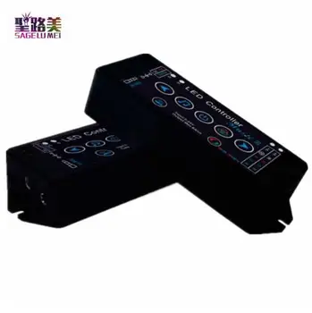 

DC5V - 24V music 3 led controller mobile phone APP wifi controller Sensitivity Audio for SMD 5050 RGB RGBW led strip light DC12V