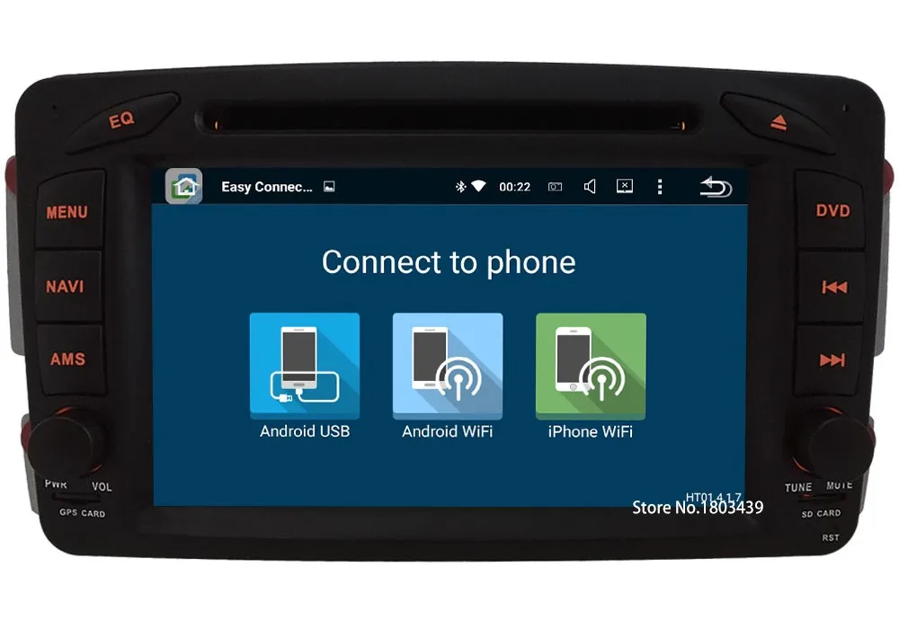 Perfect 7" Android 7.1 Car DVD Multimedia player radio Stereo for Benz W203 S203 C180 C200 C220 C230 C240 C270 C280 C300 C320 C350 C32 37