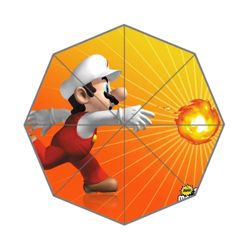 Super Mario Bros Custom Durable Foldable Umbrellaumbrella with uv