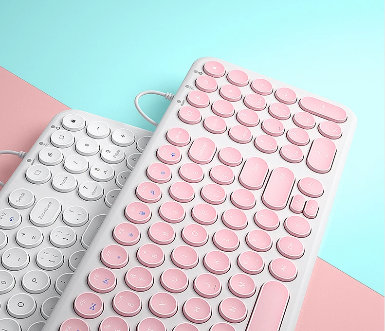 teclado com fio ultra fino durável do computador para o pc