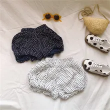 Celveroso/шорты в горошек для маленьких девочек шорты с принтом штаны с эластичной резинкой на талии для маленьких девочек детская модная короткая одежда на весну и лето