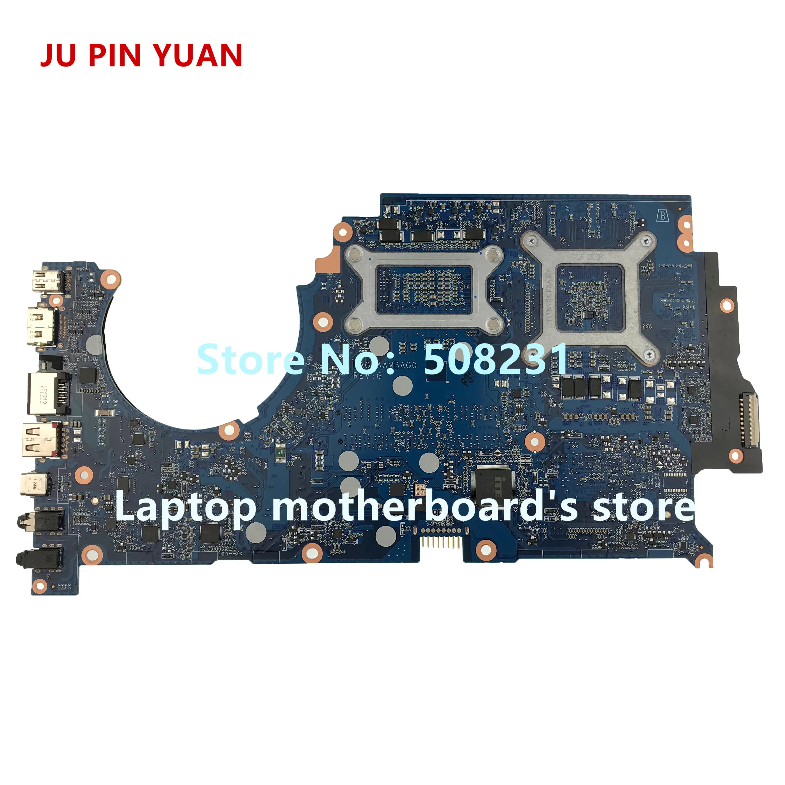 Ju pin yuan для ноутбука hp ProBook 430 G5 L01036-001 L01036-601 DA0X8BMB6F0 материнская плата для ноутбука I3-6006U полностью протестирована