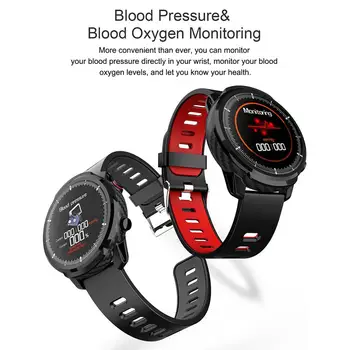 

L3 Smart Sports Watch Heart Rate Blood Pressure Sleep Monitoring Running Bracelet Waterproof IP67 full touch scree