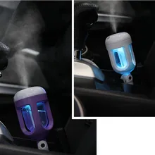 Увлажнитель воздуха очиститель воздуха автомобиля мягкий легкий Арома эфирные масла диффузор для дома автомобиля USB Fogger Туман светодиодный ночник анион тумана