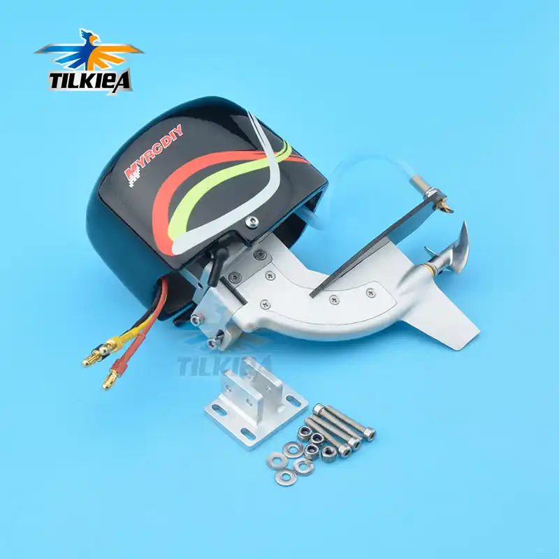 Aluminium alloy Outboard with Prop & shaft / without motor rc boat