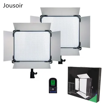 

E-528II 2pcs Brand Dison Remote Control LED Lamp 40W 524 LED continue light for Studio Photography led video Lighting CD50