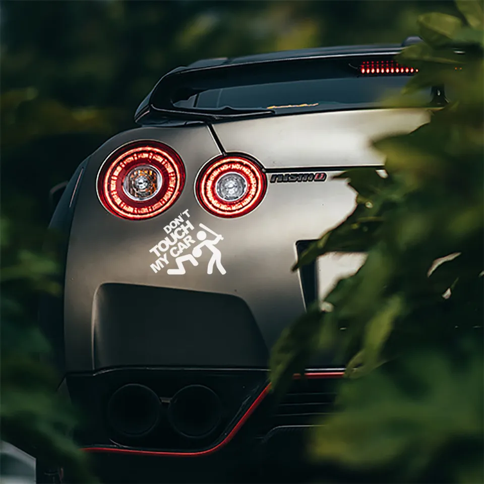Safety Warning Vinyl Car stickers DO NOT TOUCH MY CAR  car motorcycles decal styling accessories (10)