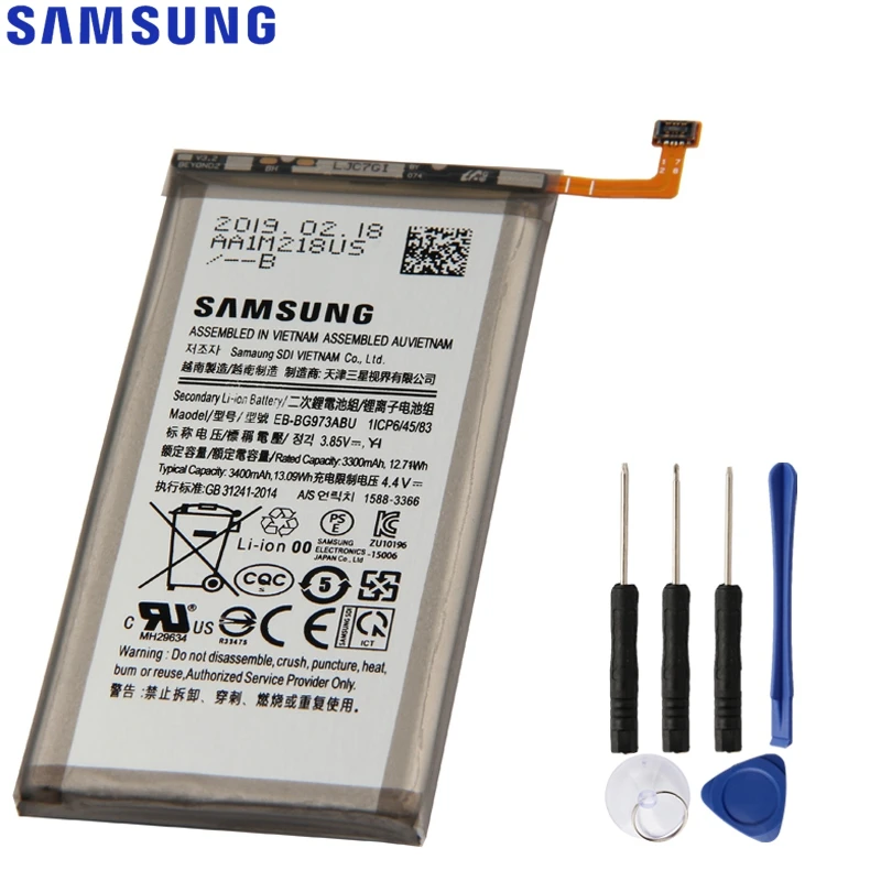 

Original Samsung Battery EB-BG973ABU For SAMSUNG Galaxy S10 X SM-G9730 S10 Genuine Phone Battery 3400mAh