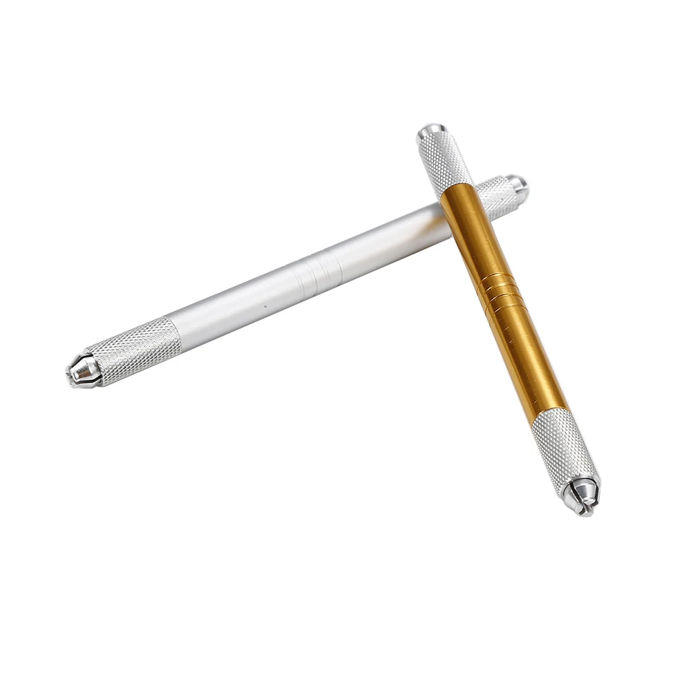 

ATOMUS 1pcs Manual Aluminum Dual-head Permanent Eyebrow Tattoo Pen Embroidered Eyebrow Tattooing Machine Microblading Pen New