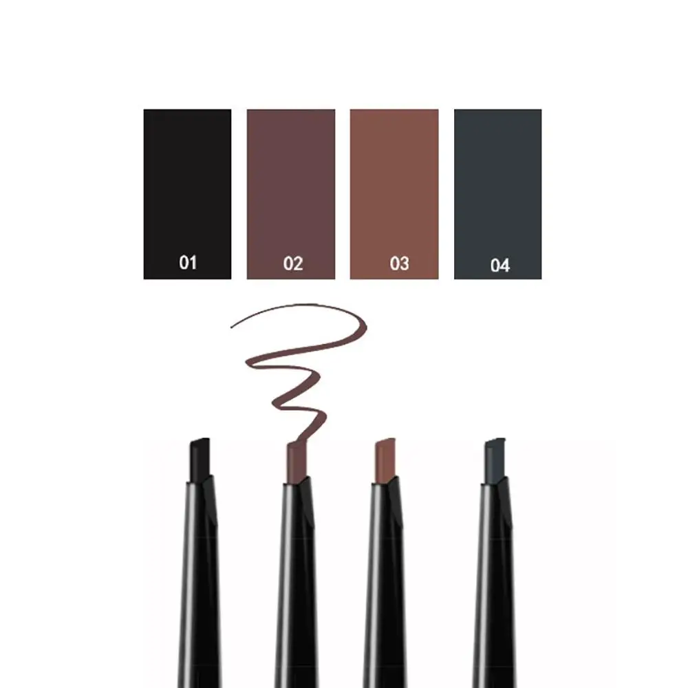 eyebrow pencil eyebrow gel makeup brushes Three-dimensional double-headed sweat-proof, triangle head, automatic rotatin eyebrow pencil eyebrow gel makeup brushes Three-dimensional double-headed sweat-proof, triangle head, automatic rotatin