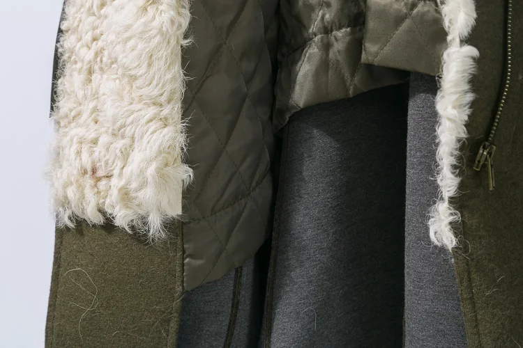 Großhandel 2018 Echten Pelzmantel Lange Parka Winterjacke Frauen Armee Grün Mantel Natürliche Lammfell Kapuze Übergröße Lose Streetwear Warm Von Großhandel 2018 Echten Pelzmantel Lange Parka Winterjacke Frauen Armee Grün Mantel Natürliche Lammfell Kapuze Übergröße Lose Streetwear Warm Von