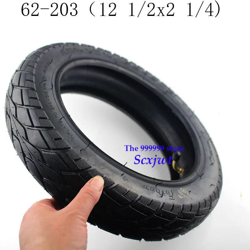 

Good reputation new 12 1/2 X 2 1/4 ( 62-203 ) fits Many Gas Electric Scooters and e-Bike 12 1/2X2 1/4 wheel tyre & inner tube