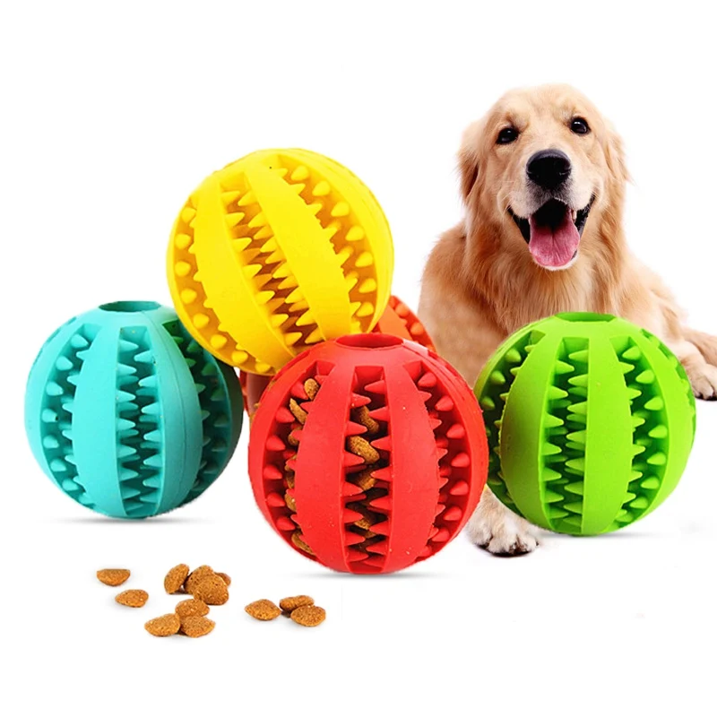 1Pc Pet Dog Chew Ball Funny Pet Puppy Dogs Cat Chew to Bite Teething