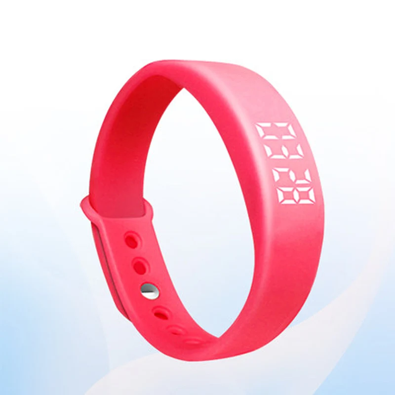 W 5 font b Smart b font Wristband Bracelet Pedometer Sleeping Monitor Tracker 6 Colors High