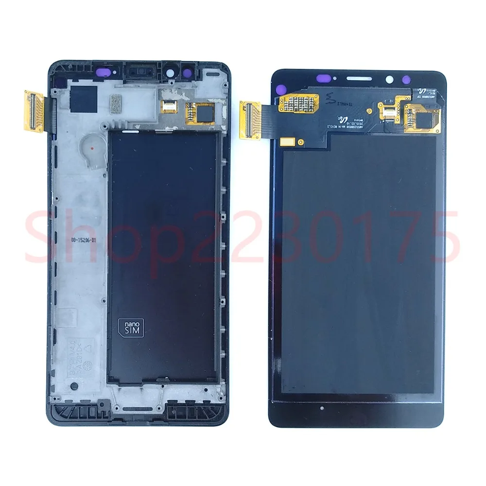ЖК дисплей для Nokia Lumia 950 дигитайзер сенсорного экрана с рамкой в сборе сменные
