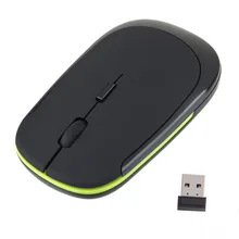 Игровая мышь 2,4G USB Беспроводная геймерская мышь для игрового компьютера ПК ноутбук ультра тонкий 3 кнопки оптический 3D ролик USB игровая мышь
