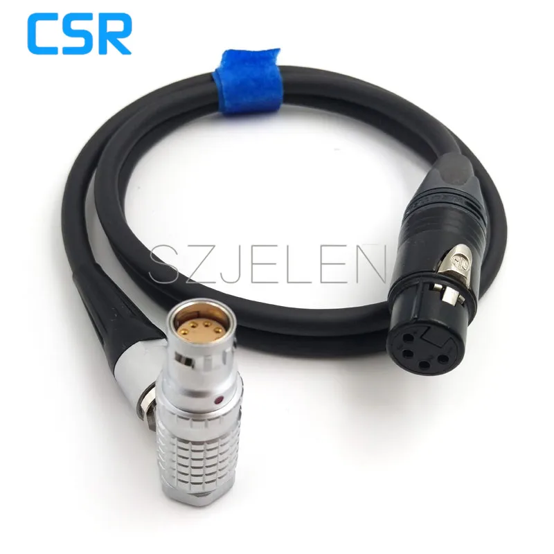 

ARRI Alexa Mini AMIRAI power LINK, FHJ 2B 8 pins female to 4 pin neutrik XLR 4-pin female, Cable 1M
