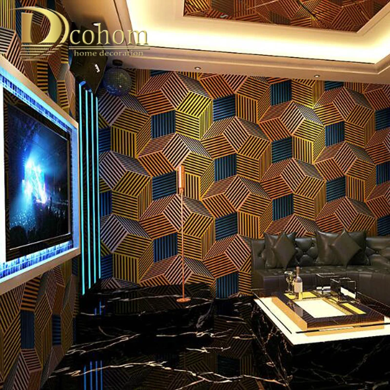 

Waterproof Reflective luxury photo wallpapers gold foil wallpaper gold embossed background wall wallpaper for living room