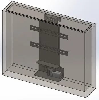 

Free shipping Easy install of tv lift with remote and wirless handset