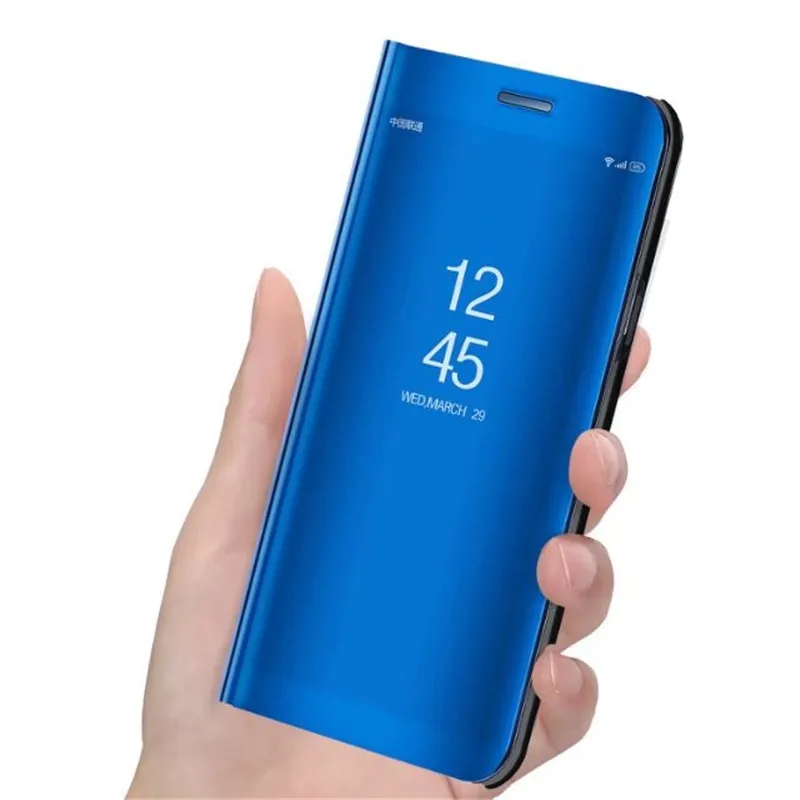 A для Vivo Y81 чехол Vivo Y81 чехол 6,22 ''флип зеркальный Стенд чехол для телефона s для Vivo Y81 Y 81 VivoY81 1808 чехол Полный Защитный