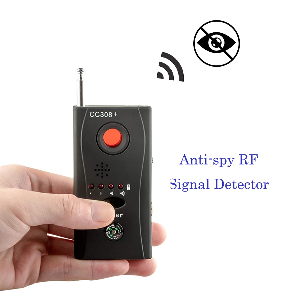Anti-Spy Signal Bug RF Detector Camera Lens GSM Device Tracer Finder Hidden