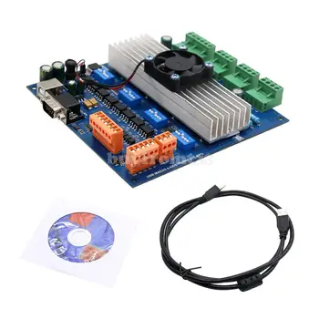 

MACH3 USB 4 Axis TB6560 Stepper Motor Driver Board with MPG USB Port+USB Cable+CD