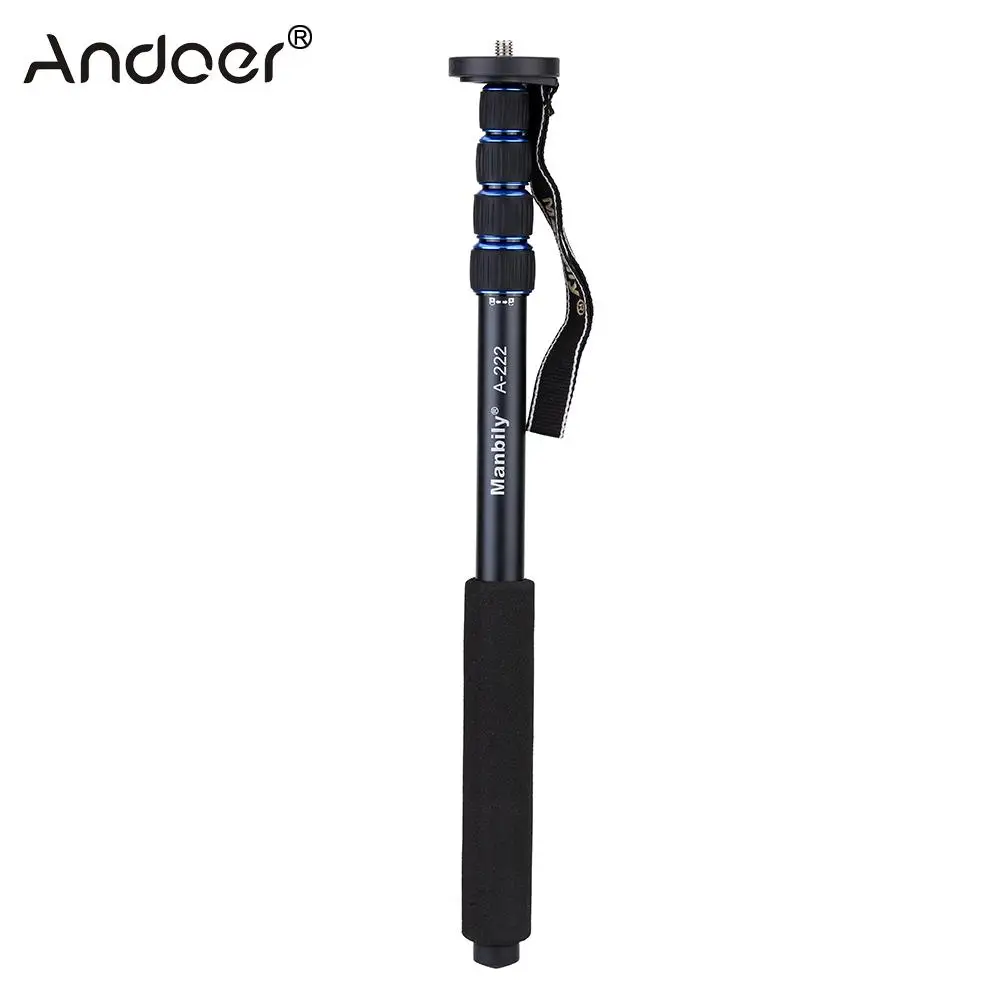 Andoer Monopod Telescopic Adjustable PortablePhotography DSLR Camera