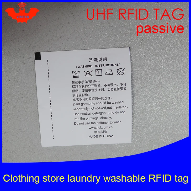 Бирка RFID UHF Стирка одежды моющиеся бирки для печати 915 868 860 960M Impinj Monza R6 EPC Gen2 6C смарт