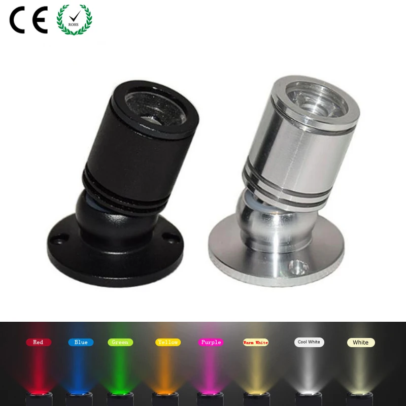 3W exposed LED mini spotlight AC220V BridgeLux chip for counter