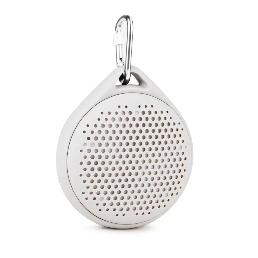 Белый Haptime Беспроводной Bluetooth Динамик открытый IP67 Водонепроницаемый Портативный Колонки Enhanced Bass играть семь Цвета изменение - Цвет: Белый