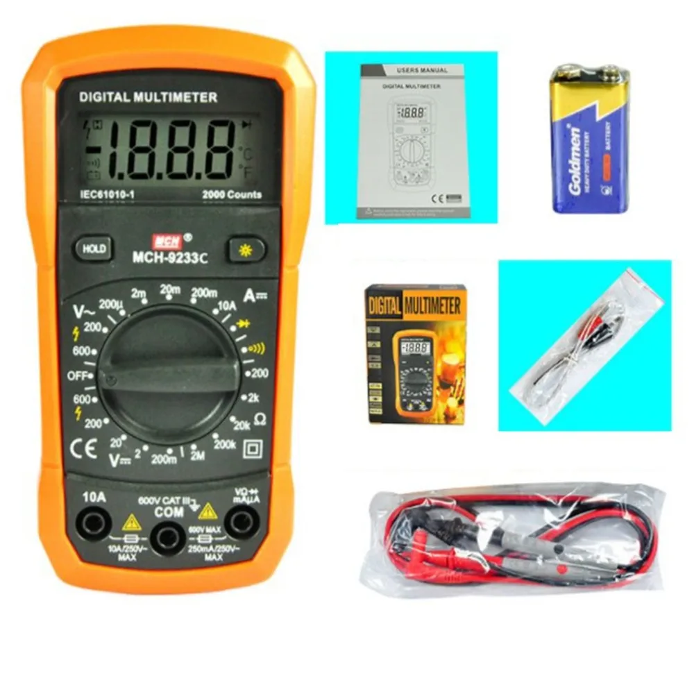 

High Accuracy Automatic Range Digital Clamp Meter AC/DC Multimeter Current Clamp Pincers Voltmeter Ammeter Ohm Voltage Tester