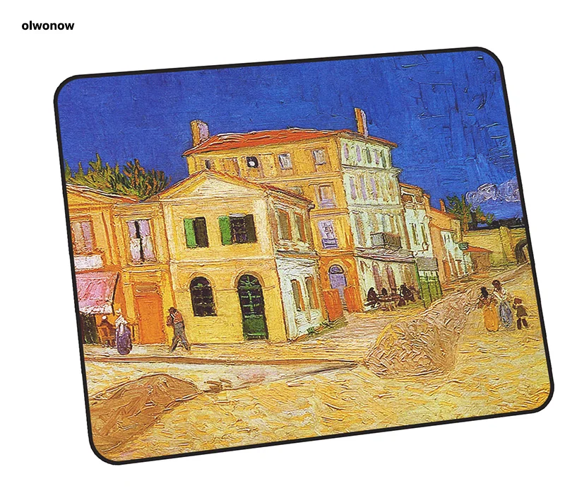 Van gogh коврик для мыши Новое поступление компьютерный коврик для мыши 24x20 см padmouse толстый коврик для Мыши Эргономичный гаджет офисные настольные коврики