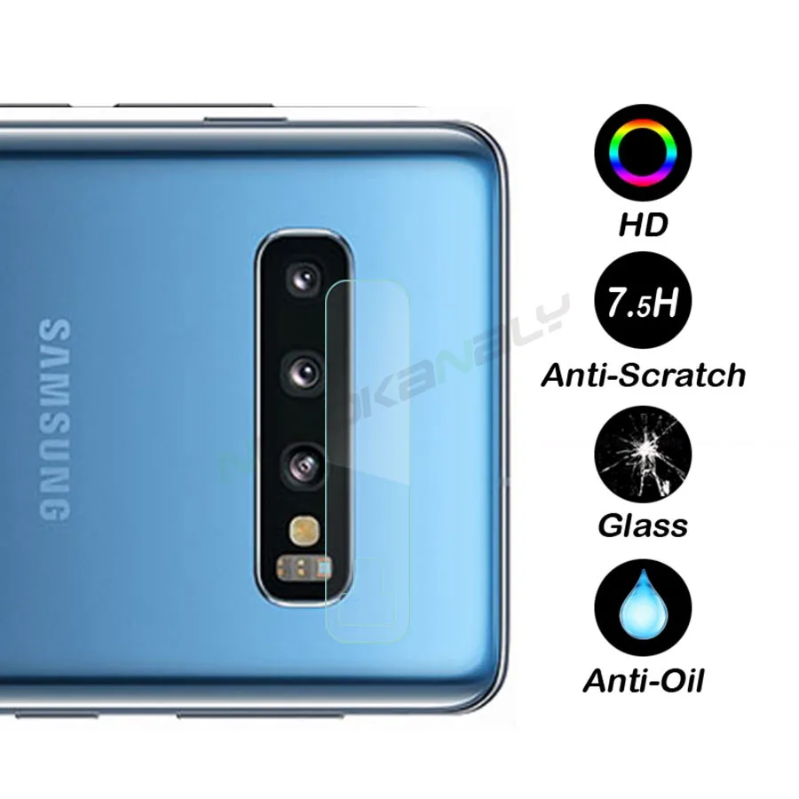 Для samsung Galaxy S10 S10e S9 Plus Note 10 8 9 задняя камера объектив полное покрытие закаленное стекло Защита экрана для A30 A40 A50 A70