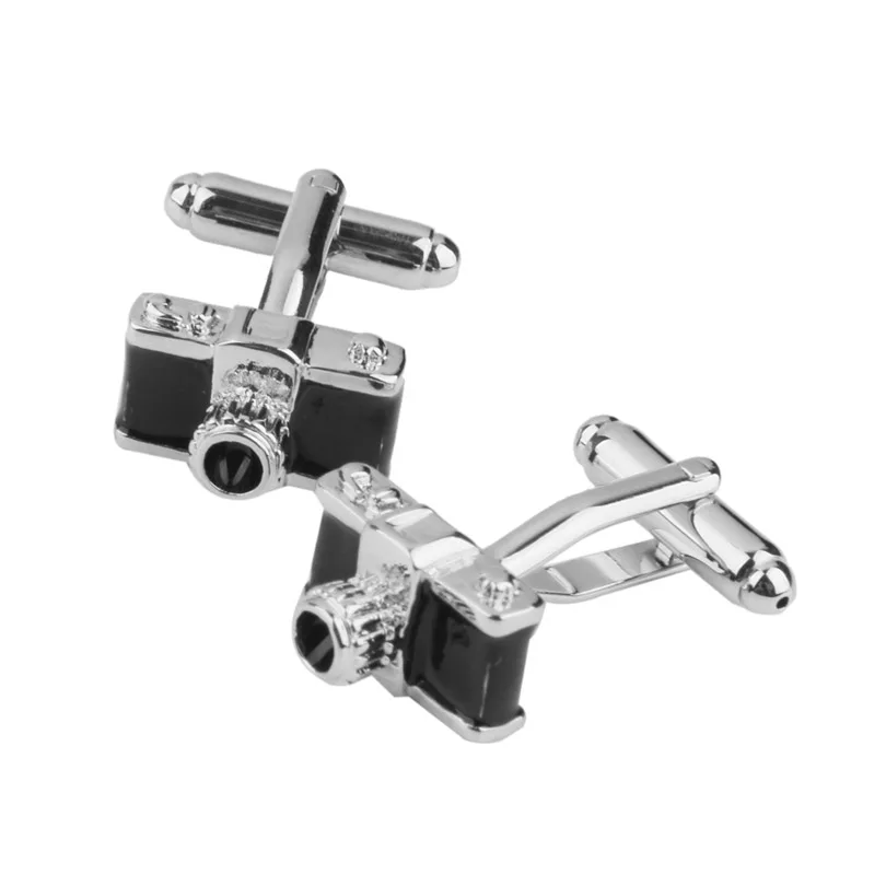 

Copper Mini Camera Cufflinks Jewelry for Birthday Favor Gift 2016 ee
