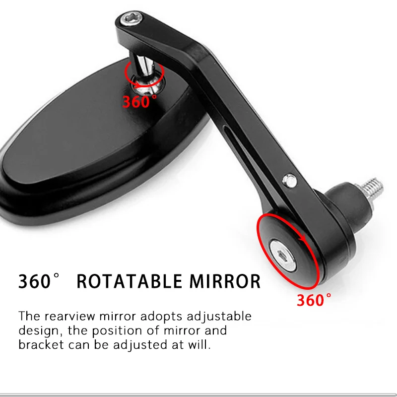 Универсальный мотоцикл 22 мм Бар Конец Зеркало боковые зеркала заднего вида для Kawasaki Z800 Z750 Tmax 530 KTM Duke 125 390 Мотоцикл Велосипед