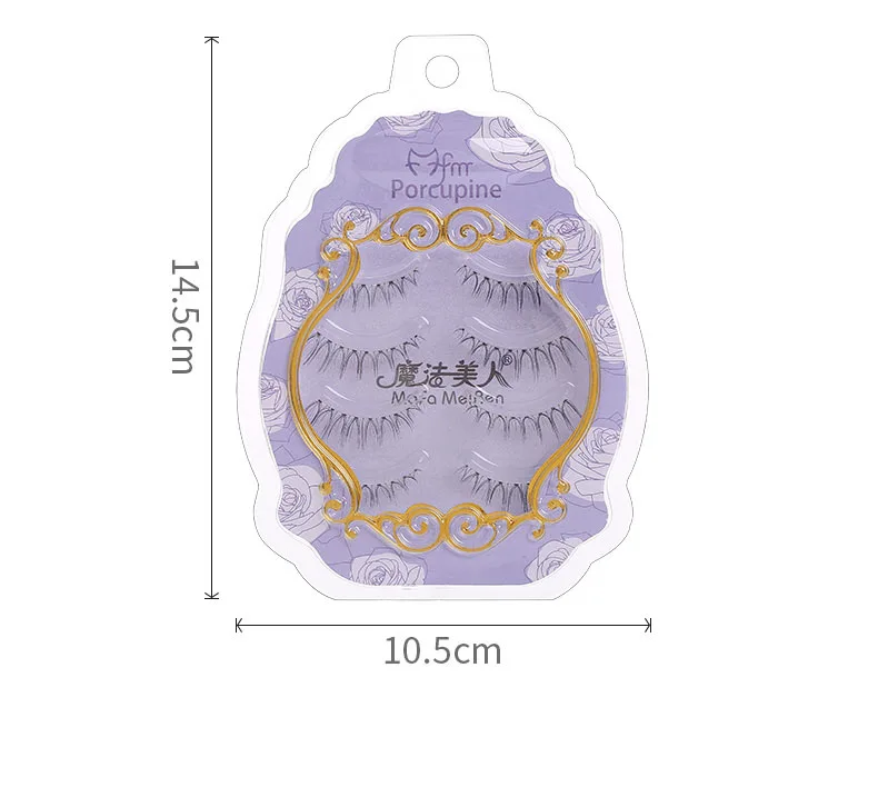 FM 4 пары натуральные Толстые Накладные ресницы Maquiagem ресницы для наращивания макияжа Ресницы Cilios норковые ресницы для наращивания косметика