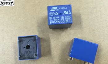 

New and original 50PCS 12V DC SONGLE Power Relay SRD-12VDC-SL-C PCB Type In stock