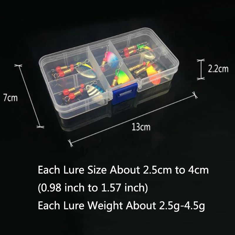 30 шт./10 штук в штучной упаковке набор вращающихся ложек приманки рыболовные приманки искусственные приманки металлические рыболовные Крючки бас форель окунь Щука вращающиеся блестки