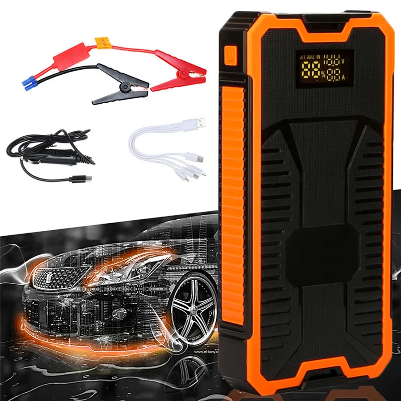 

8000mAh Power Bank Vehicle Engine Booster Multi-function External Battery Portable QC3.0 Battery Emergency Power Bank#290807