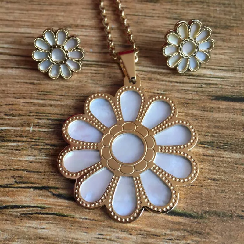 flower wedding jewelry sets