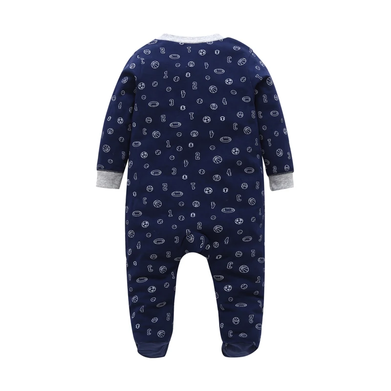 От 0 до 12 месяцев, Infantil, Одежда для новорожденных,, цельный комбинезон для маленьких мальчиков, комбинезон с длинными рукавами, Осенний хлопковый комбинезон