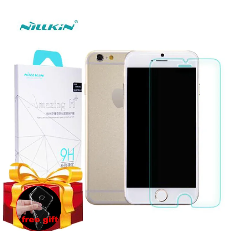 

case gift) Screen Protector For iPhone 8 7 6 6S plus Nillkin Amazing H+Pro Anti-Explosion Tempered Glass film For iPhone X XS XR